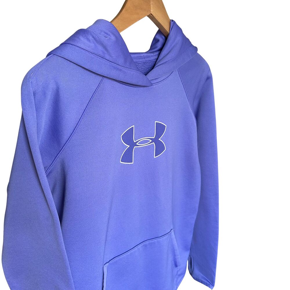 Under Armour Storm1 Hoodie Women's M Purple Fleece Lined Athletic Pullover Sweat